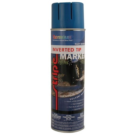 Seymour Midwest InvertedTipSolvBasePrecautBlue20oz, PK12 20-953